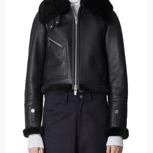 Women's Black Leather Jacket